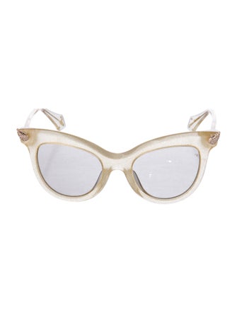 Vivienne Westwood Cat-Eye Mirrored Sunglasses