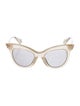 Vivienne Westwood Cat-Eye Mirrored Sunglasses