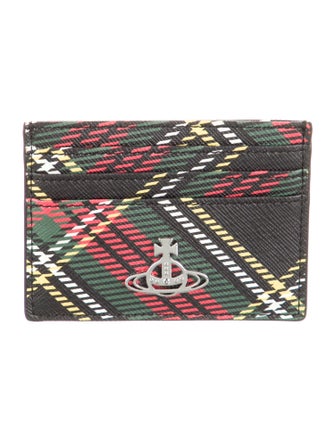 Vivienne Westwood Saffiano Leather Printed Card Holder