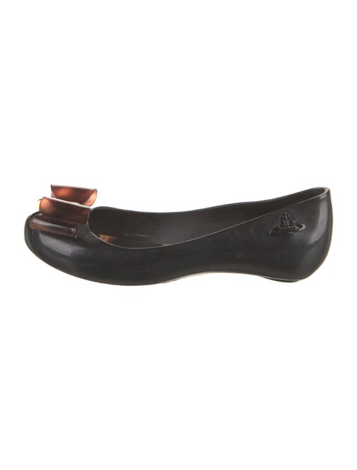 Melissa x Vivienne Westwood Rubber Bow Accents Flats
