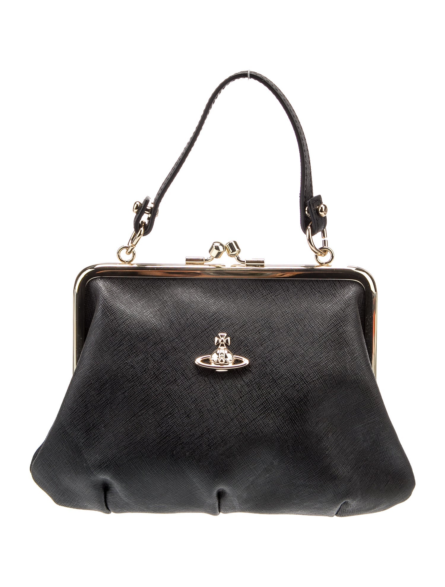 Vivienne Westwood Leather Top Handle Bag