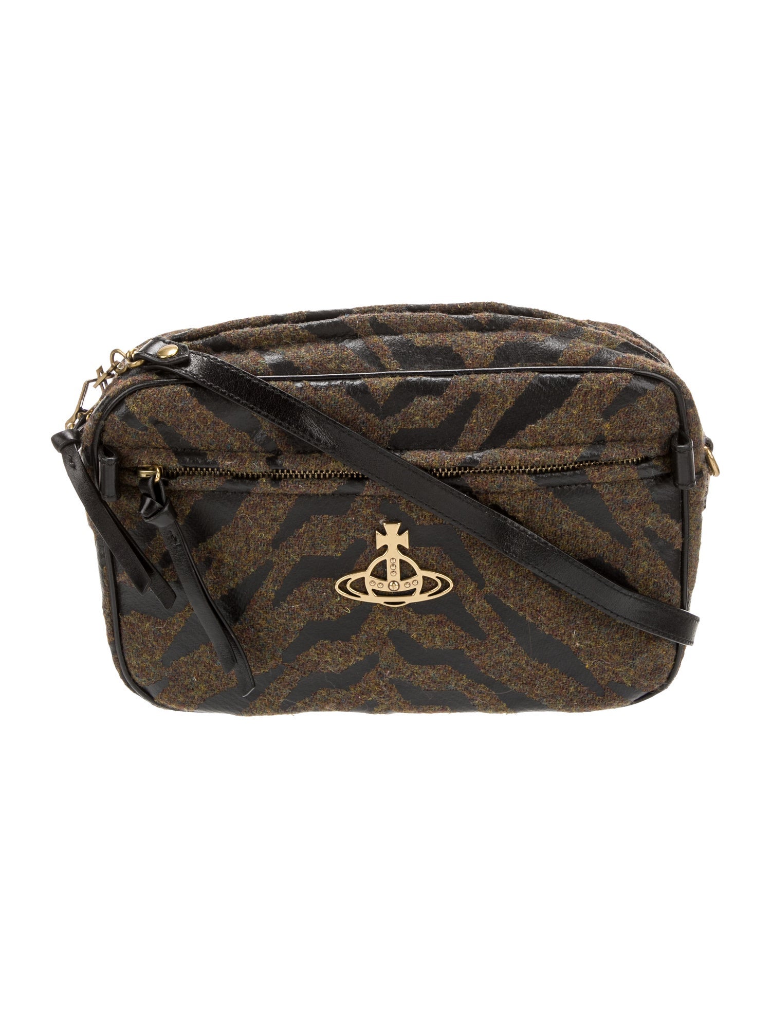 Vivienne Westwood Tweed Crossbody Bag