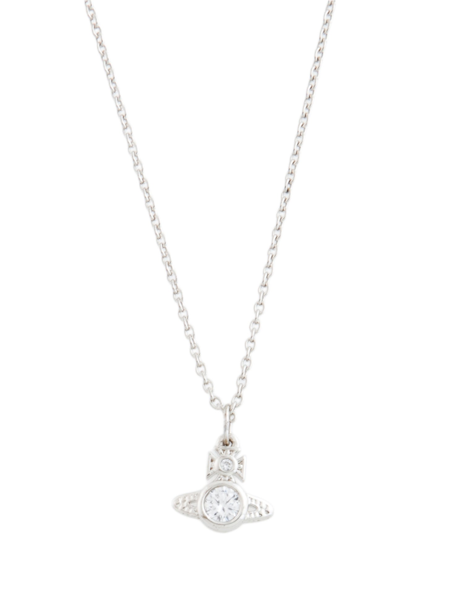 Vivienne Westwood Crystal Orb Pendant Necklace