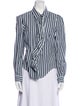 Vivienne Westwood Striped Long Sleeve Button-Up Top