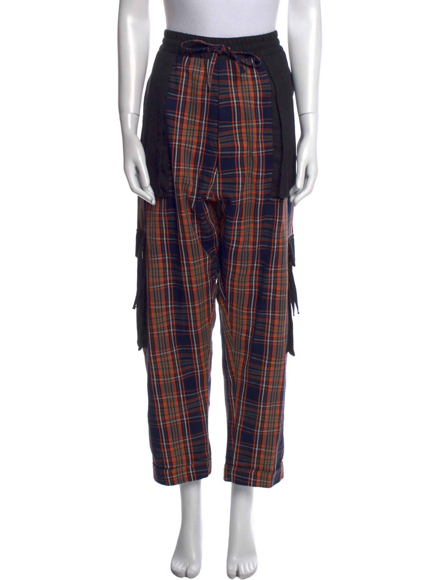 Vivienne Westwood Plaid Print Straight Leg Pants w/ Tags