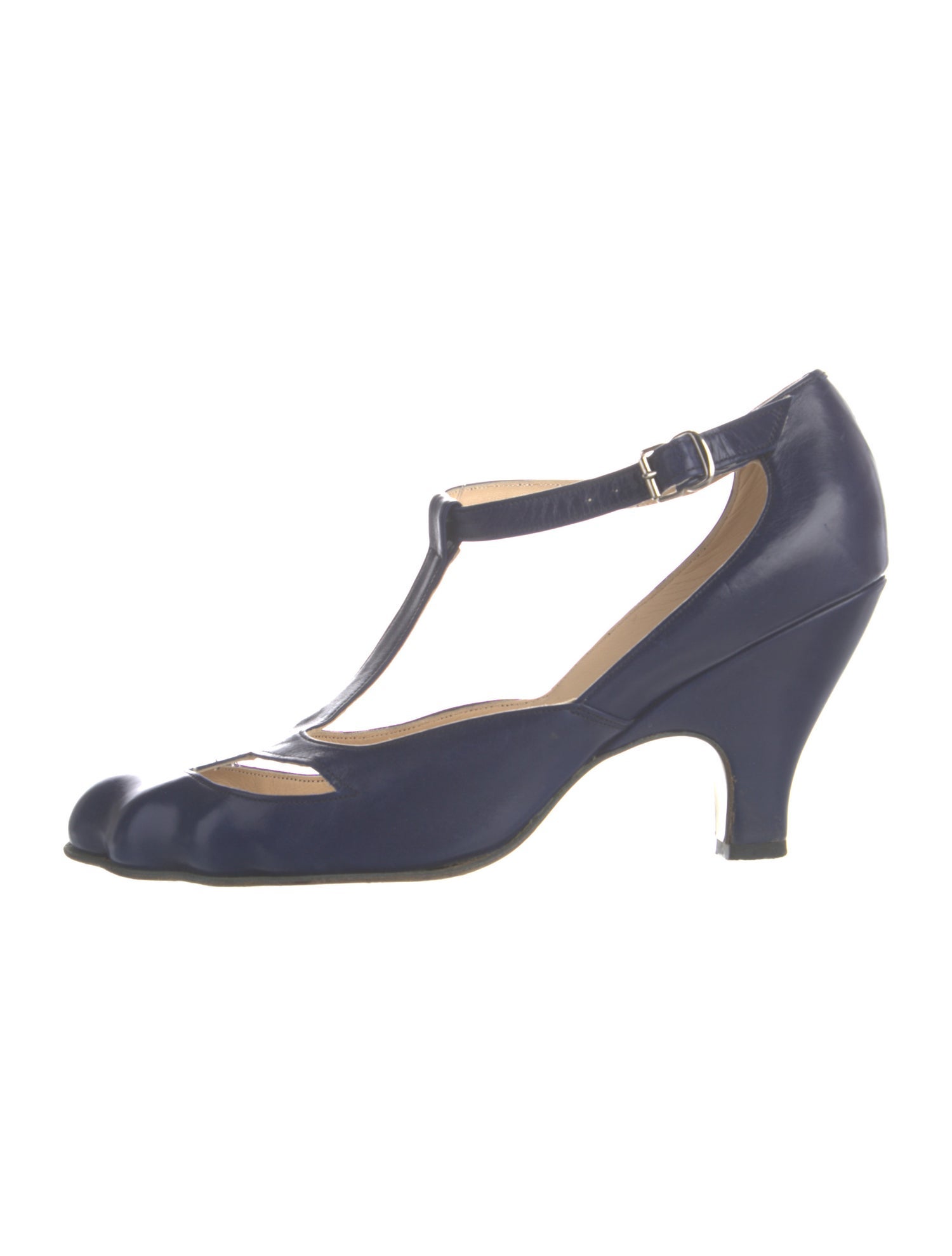 Vivienne Westwood Leather T-Strap Pumps