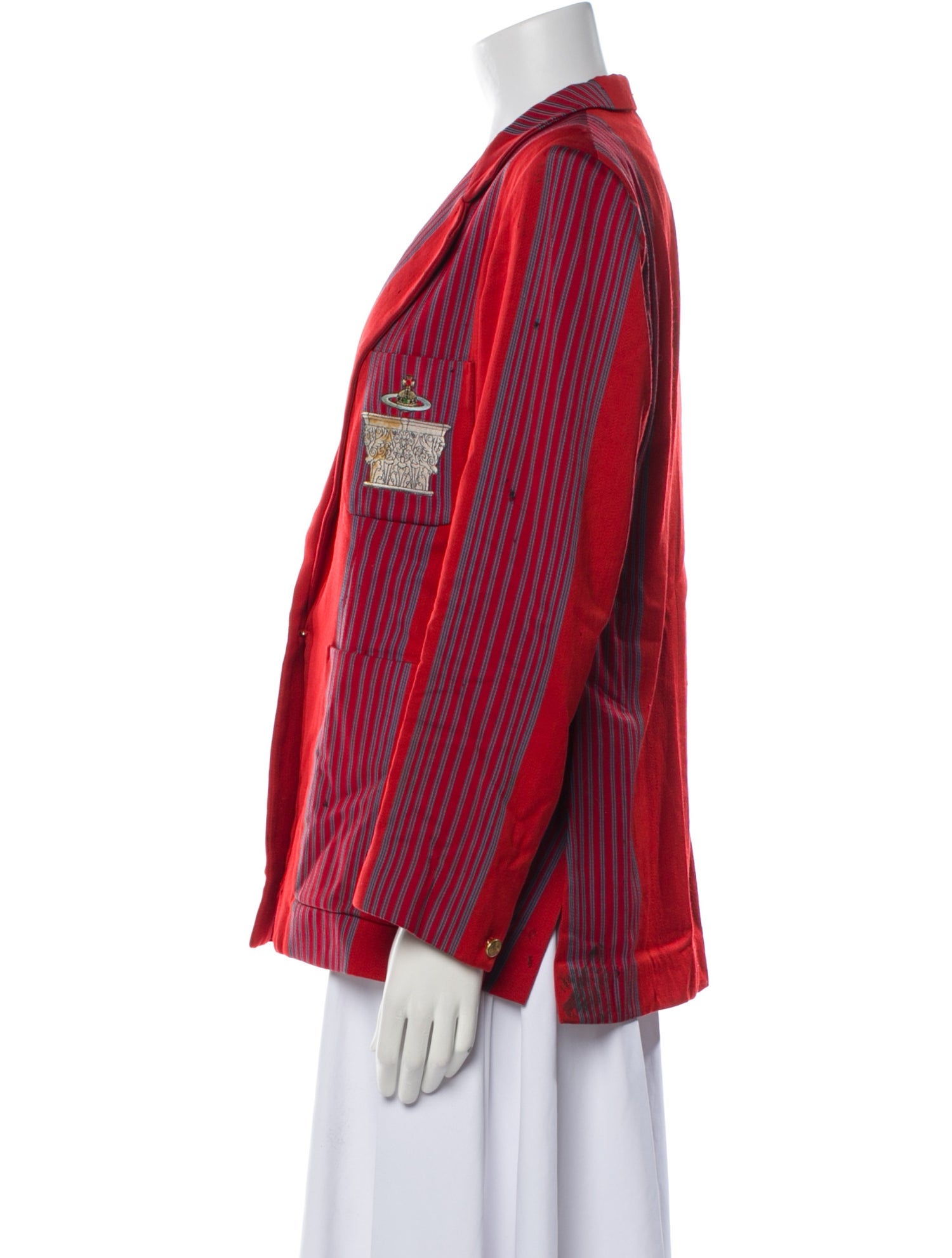 Vivienne Westwood Wool Striped Blazer