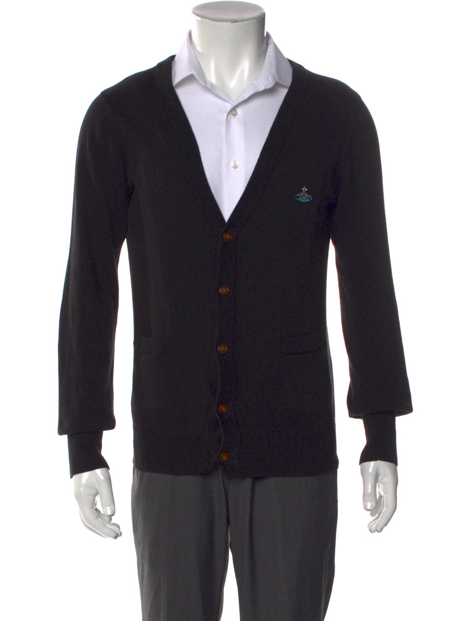 Vivienne Westwood V-Neck Long Sleeve Cardigan