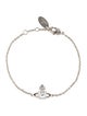 Vivienne Westwood Crystal Reina Charm Bracelet
