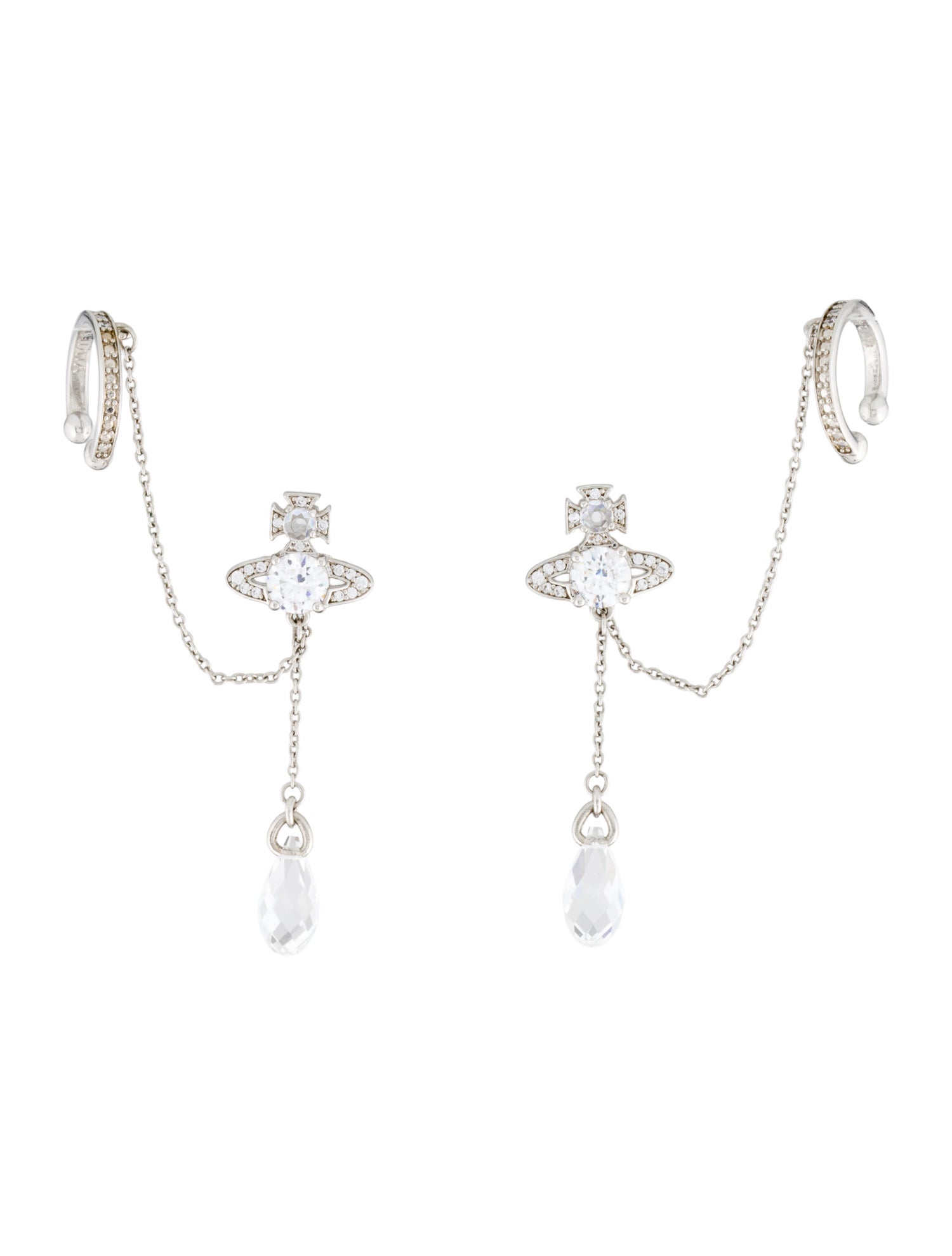 Vivienne Westwood Crystal Henriette Earrings