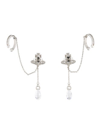 Vivienne Westwood Crystal Henriette Earrings