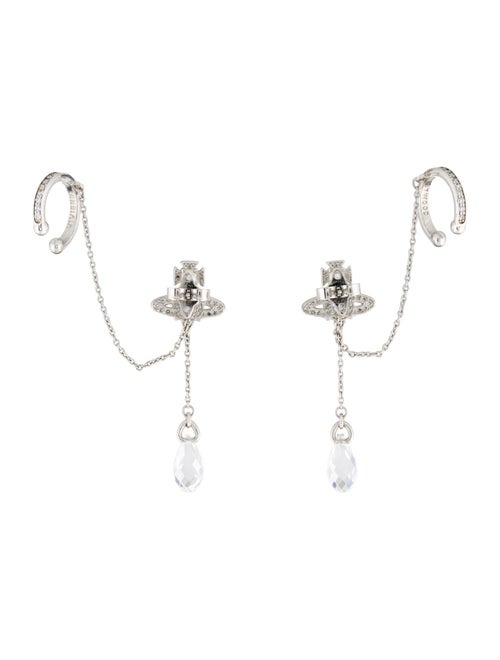 Vivienne Westwood Crystal Henriette Earrings