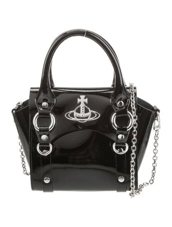 Vivienne Westwood Patent Leather Top Handle Bag