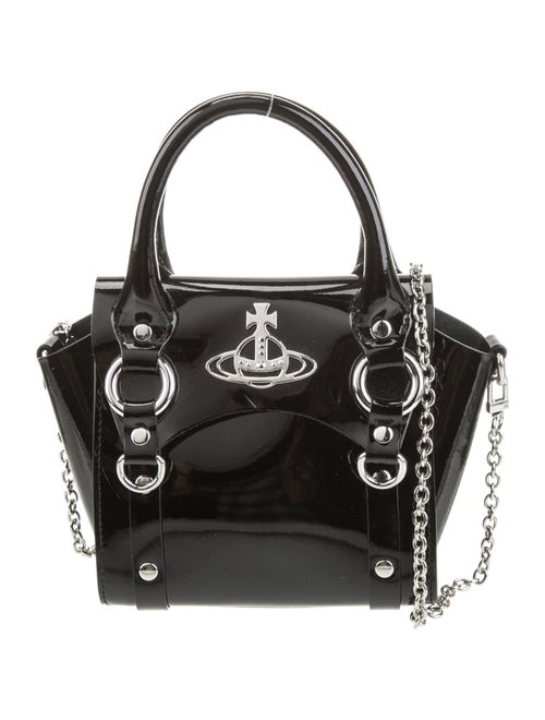 Vivienne Westwood Patent Leather Top Handle Bag