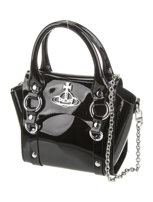Vivienne Westwood Patent Leather Top Handle Bag