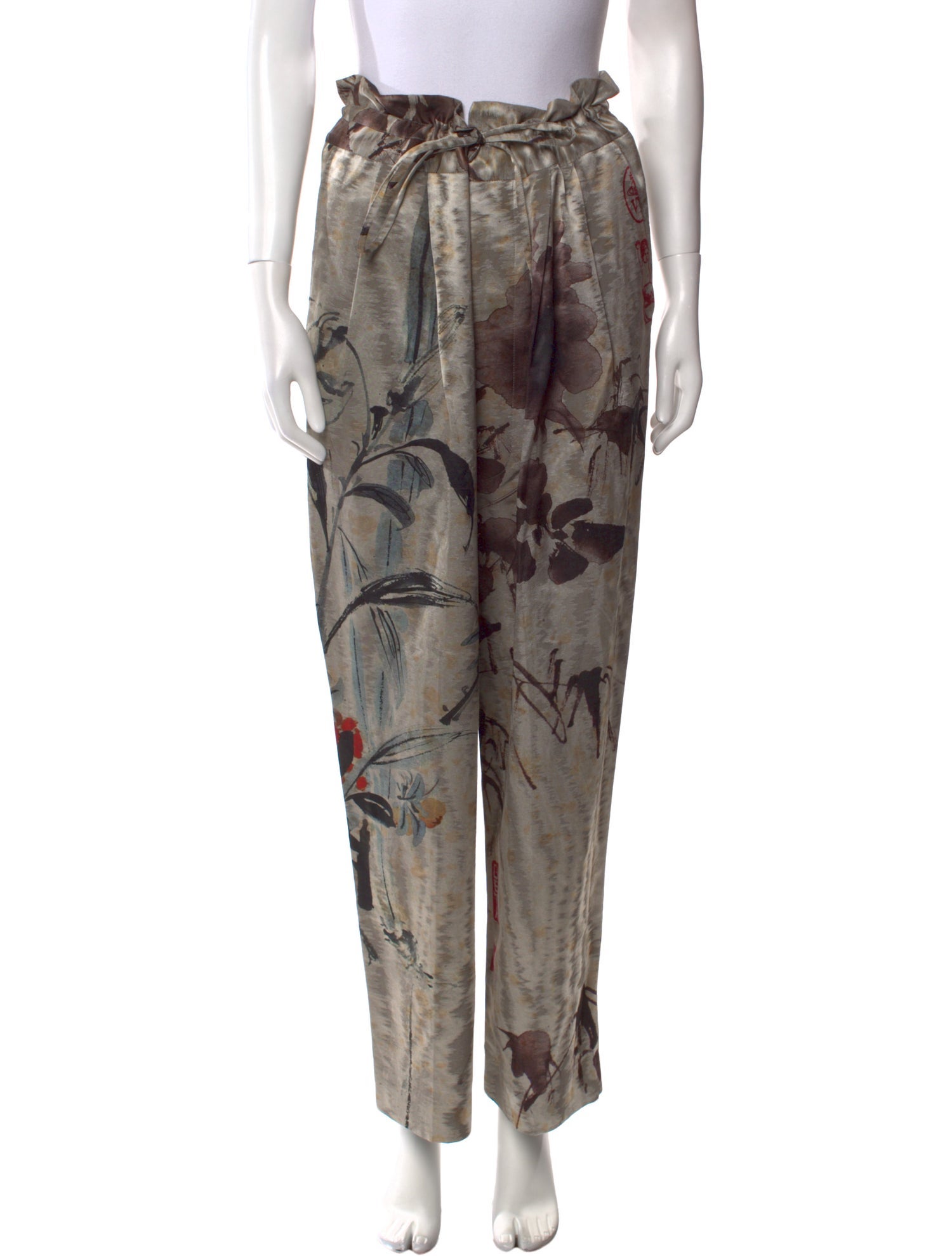 Vivienne Westwood Printed Wide Leg Pants w/ Tags