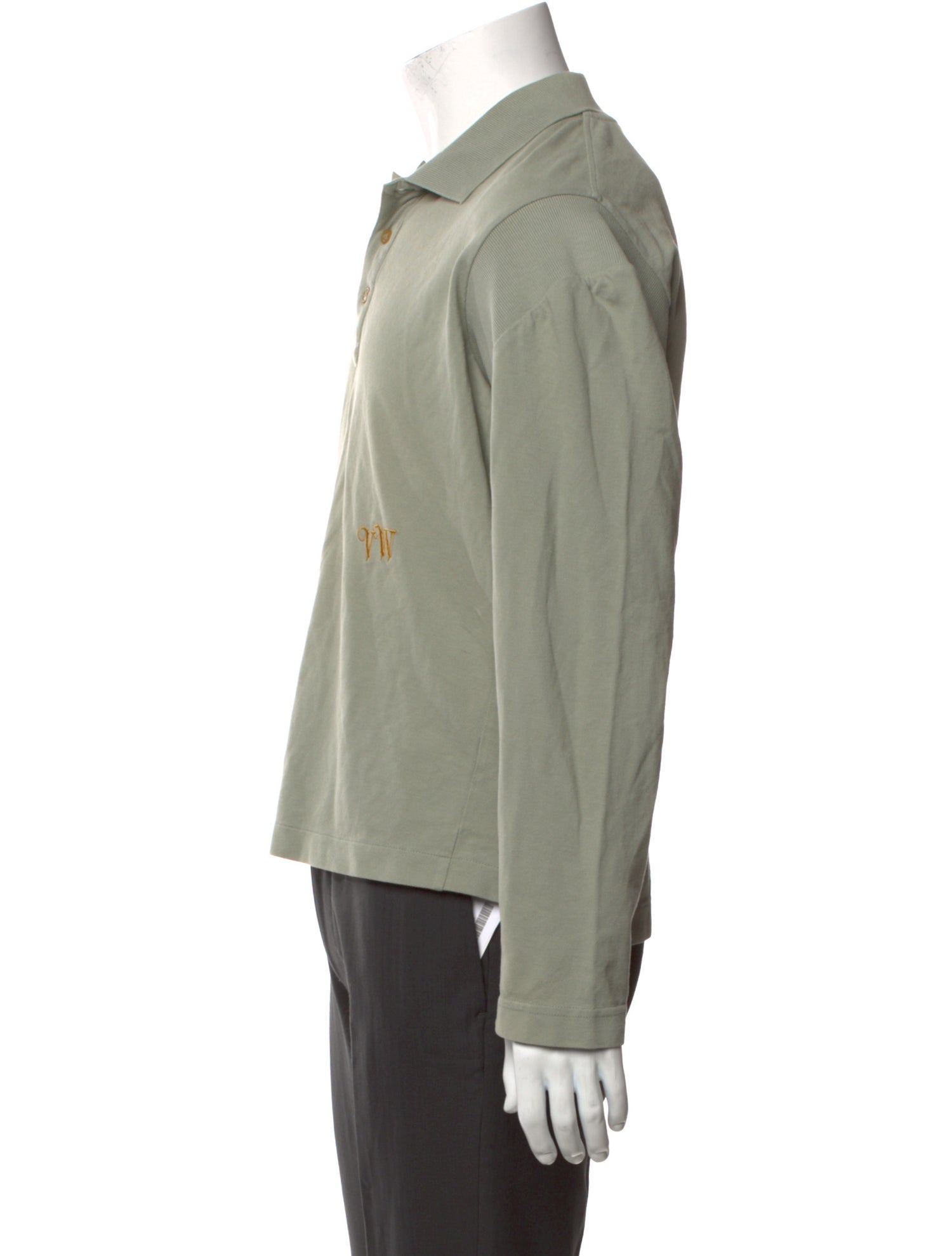 Vivienne Westwood Collar Long Sleeve Polo Shirt