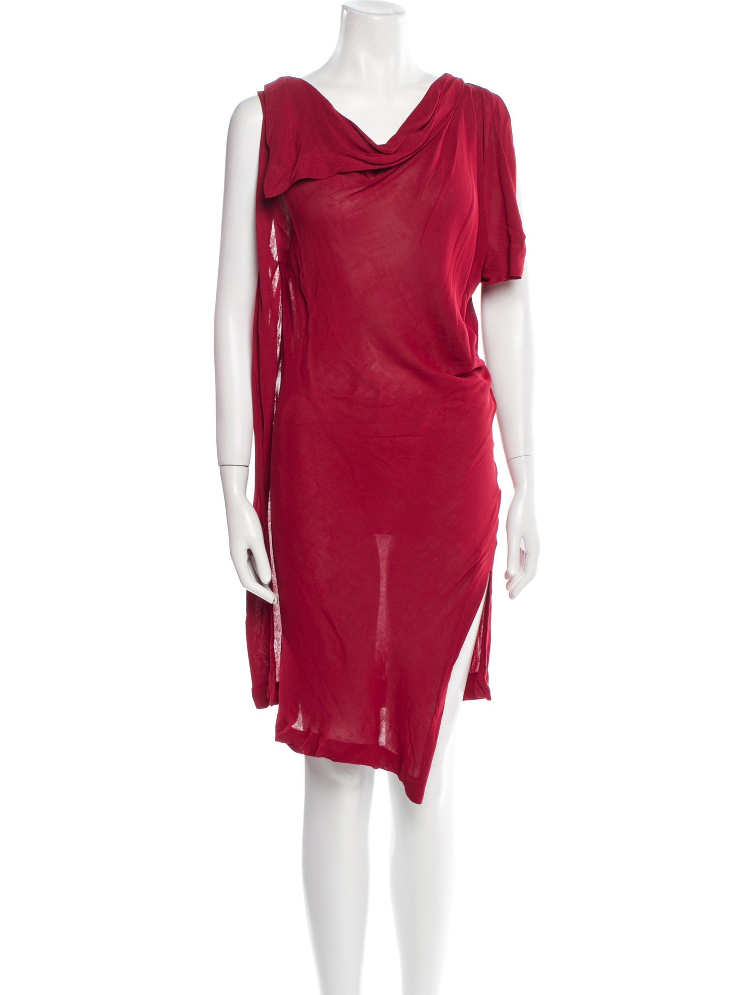 Vivienne Westwood Cowl Neck Midi Length Dress