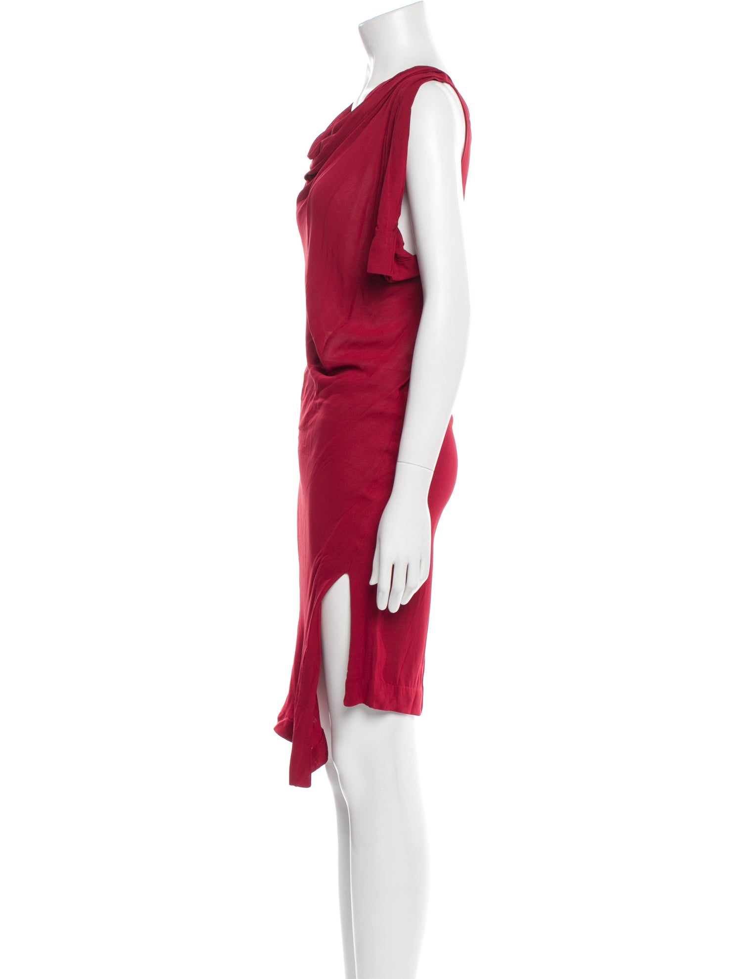 Vivienne Westwood Cowl Neck Midi Length Dress