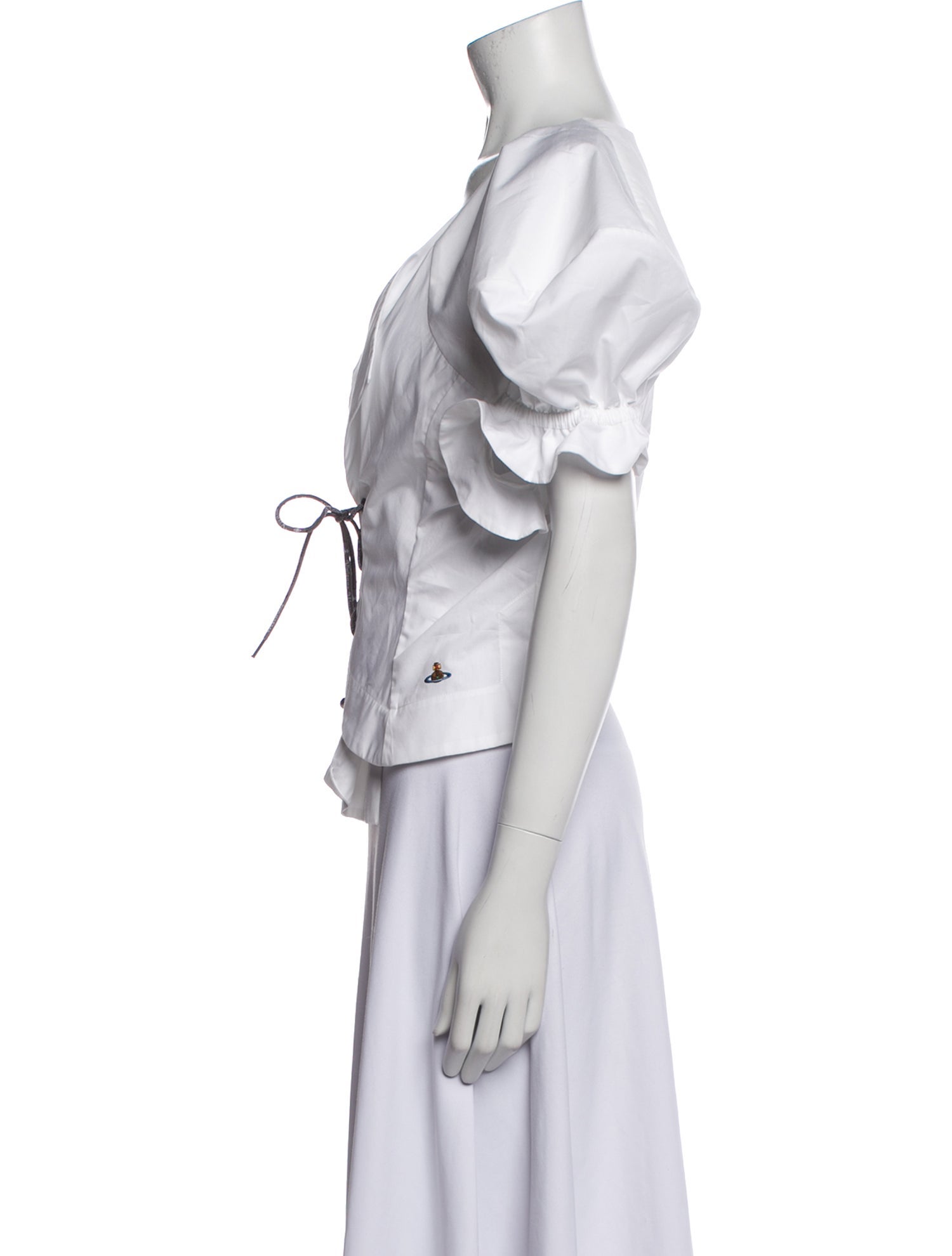 Vivienne Westwood V-Neck Short Sleeve Blouse w/ Tags