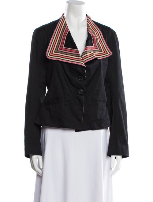 Vivienne Westwood Anglomania Late 2000's - Early 2010's Striped Biker Jacket