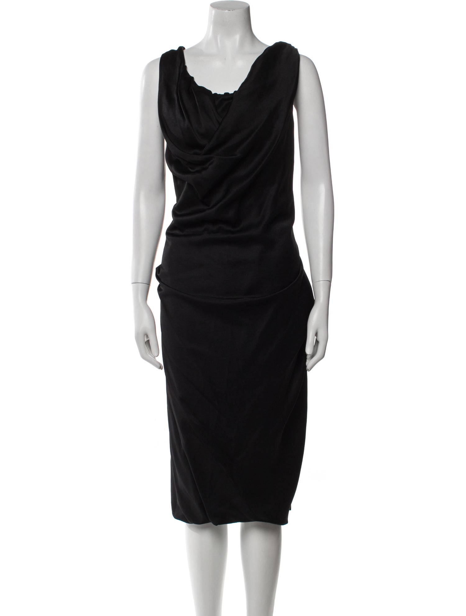 Vivienne Westwood Cowl Neck Midi Length Dress w/ Tags