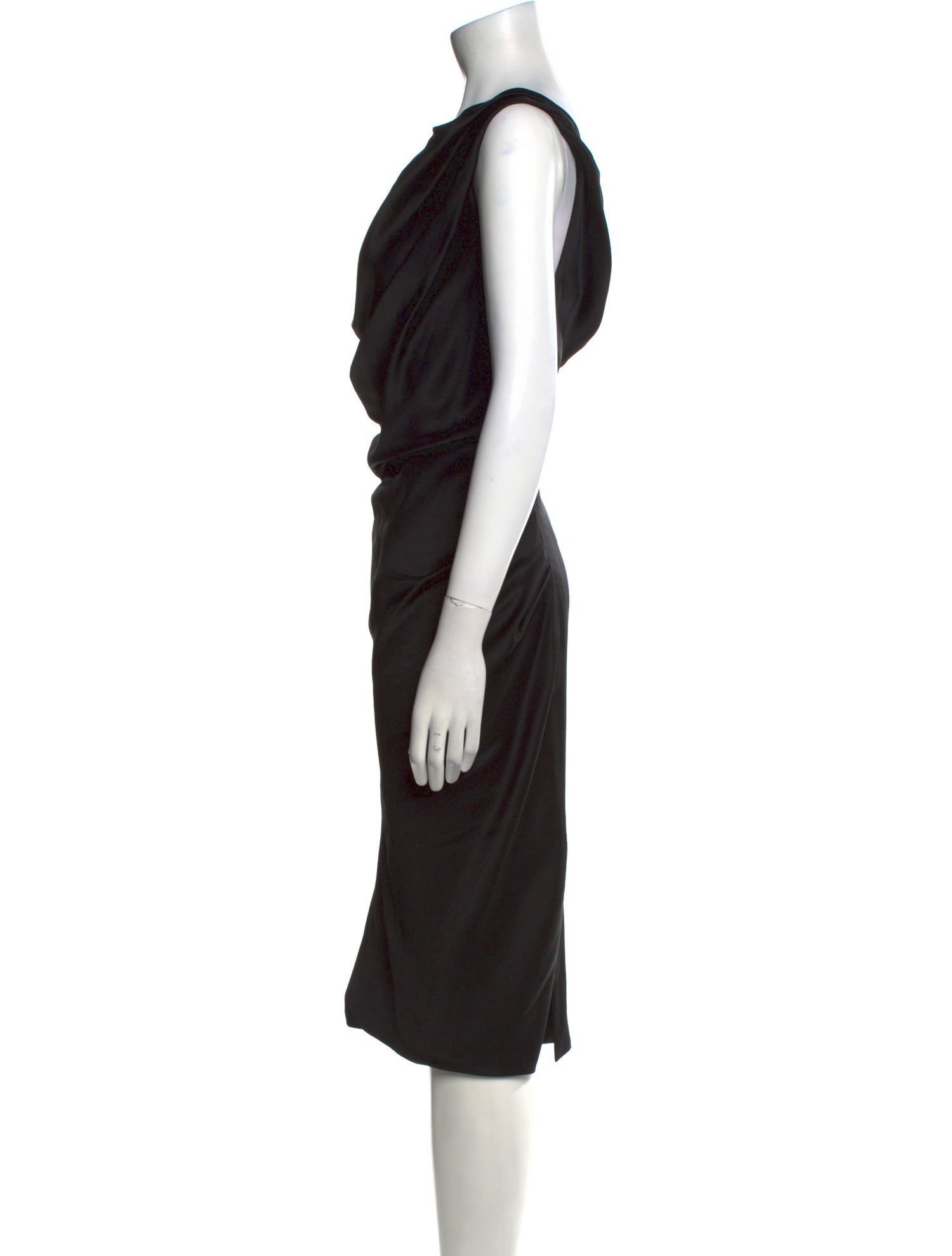 Vivienne Westwood Cowl Neck Midi Length Dress