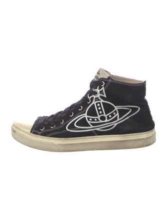 Vivienne Westwood Canvas Graphic Print Sneakers