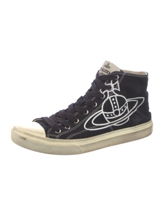 Vivienne Westwood Canvas Graphic Print Sneakers