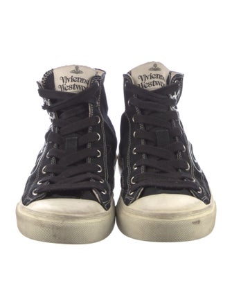 Vivienne Westwood Canvas Graphic Print Sneakers