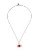 Vivienne Westwood Crystal & Resin Tiny Orb Pendant Necklace