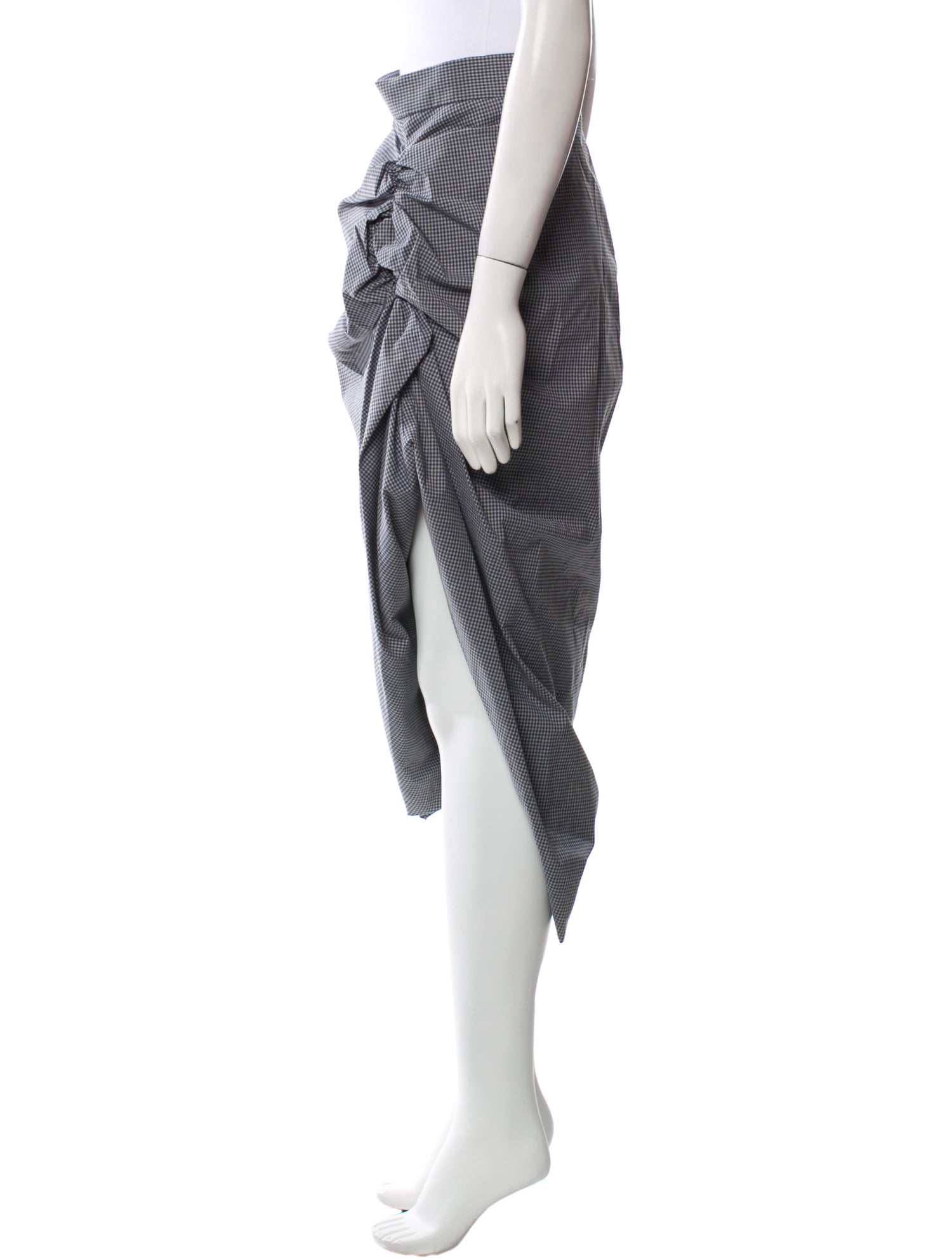 Vivienne Westwood Plaid Print Midi Length Skirt w/ Tags