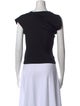 Vivienne Westwood One-Shoulder Short Sleeve Crop Top