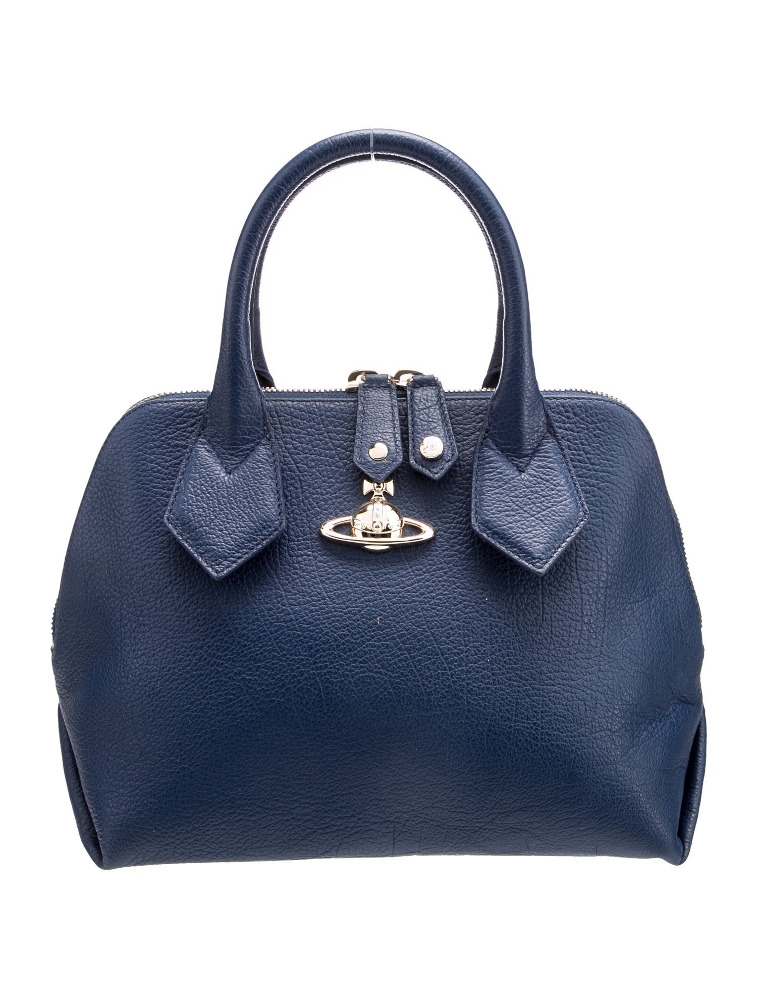 Vivienne Westwood Leather Top Handle Bag