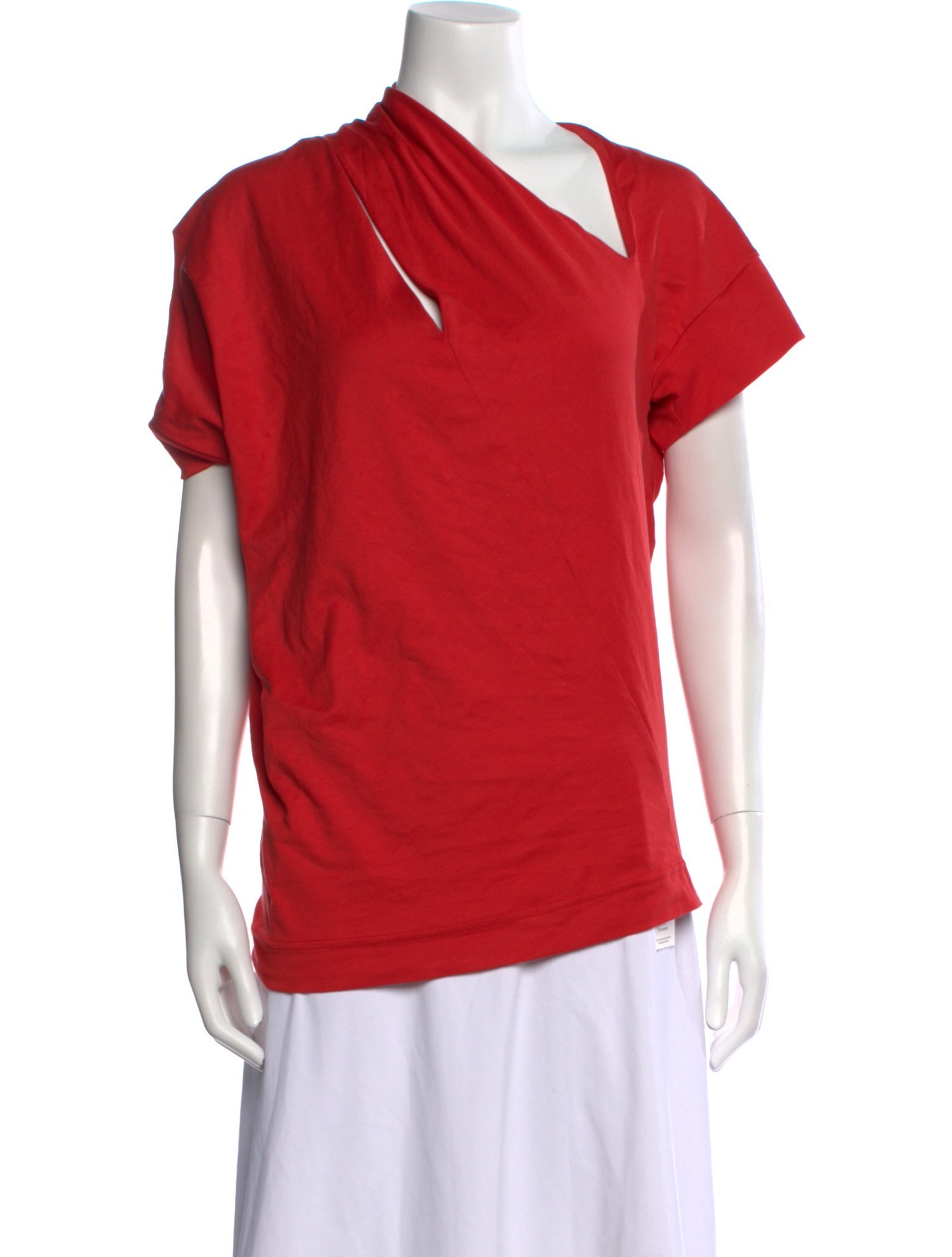 Vivienne Westwood One-Shoulder Short Sleeve Blouse