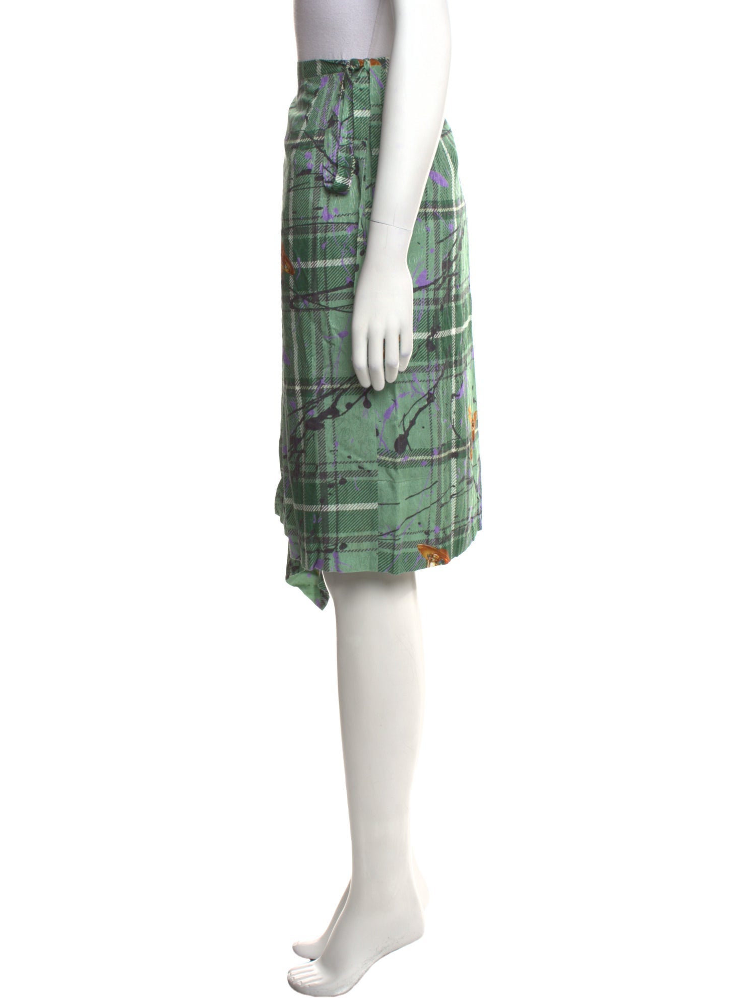 Vivienne Westwood Red Label Plaid Print Knee-Length Skirt w/ Tags