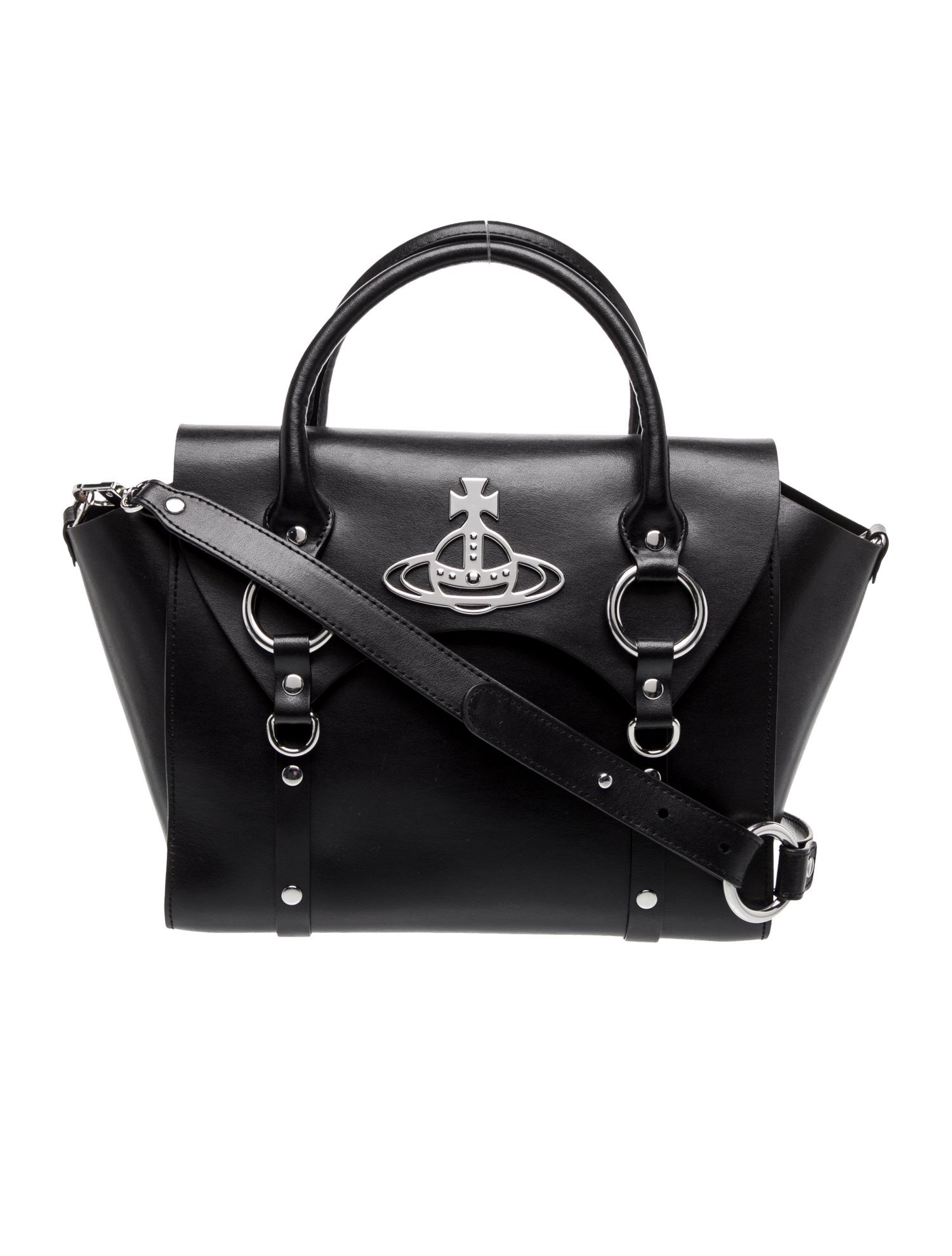Vivienne Westwood Patent Leather Top Handle Bag
