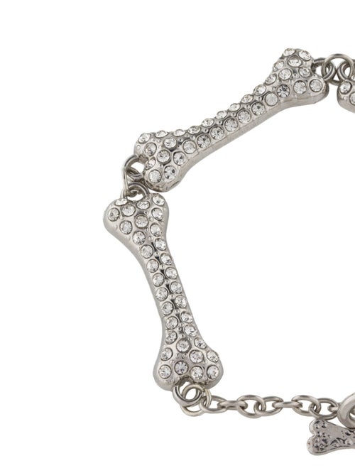 Vivienne Westwood Crystal Bone Link Bracelet