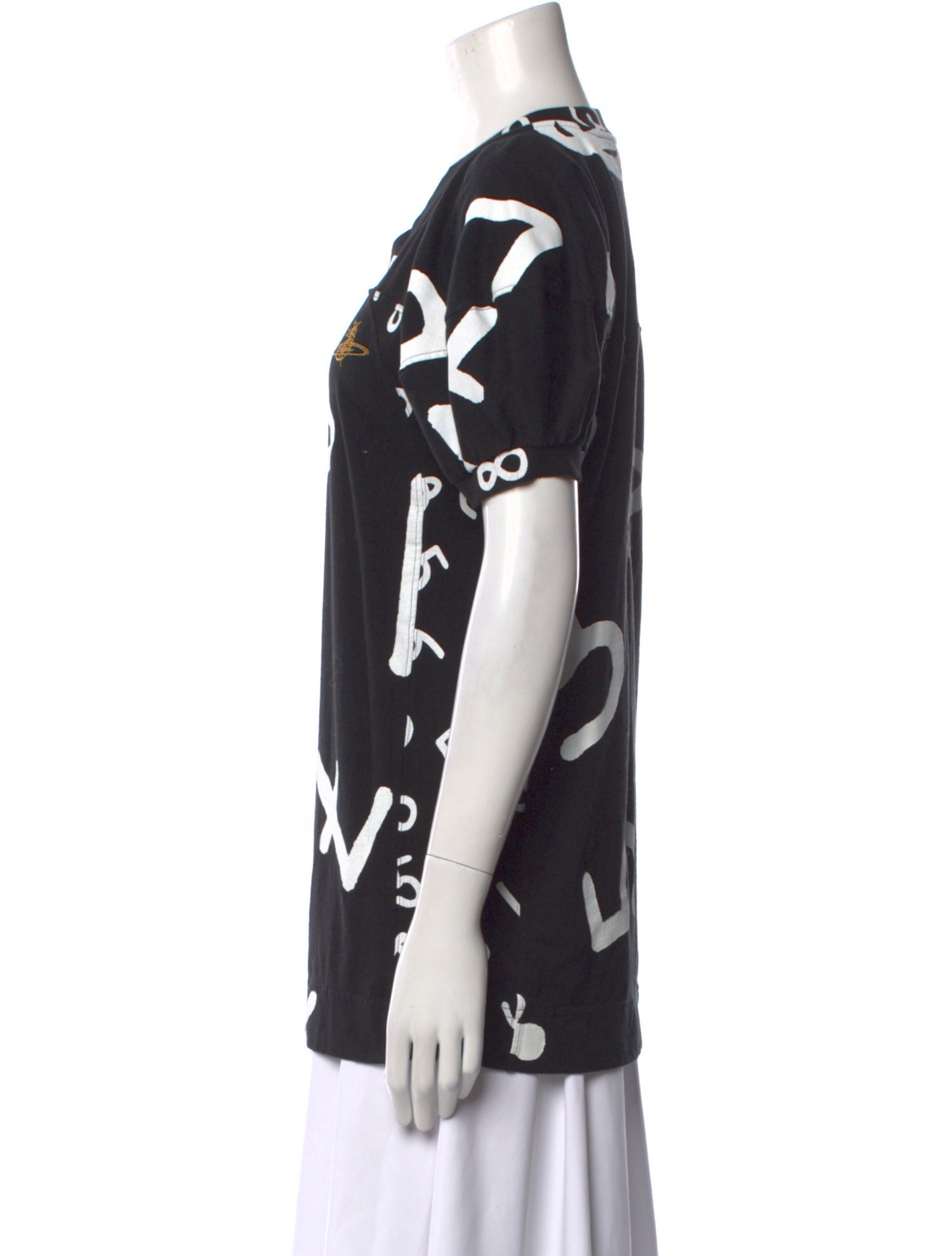 Vivienne Westwood Printed V-Neck T-Shirt