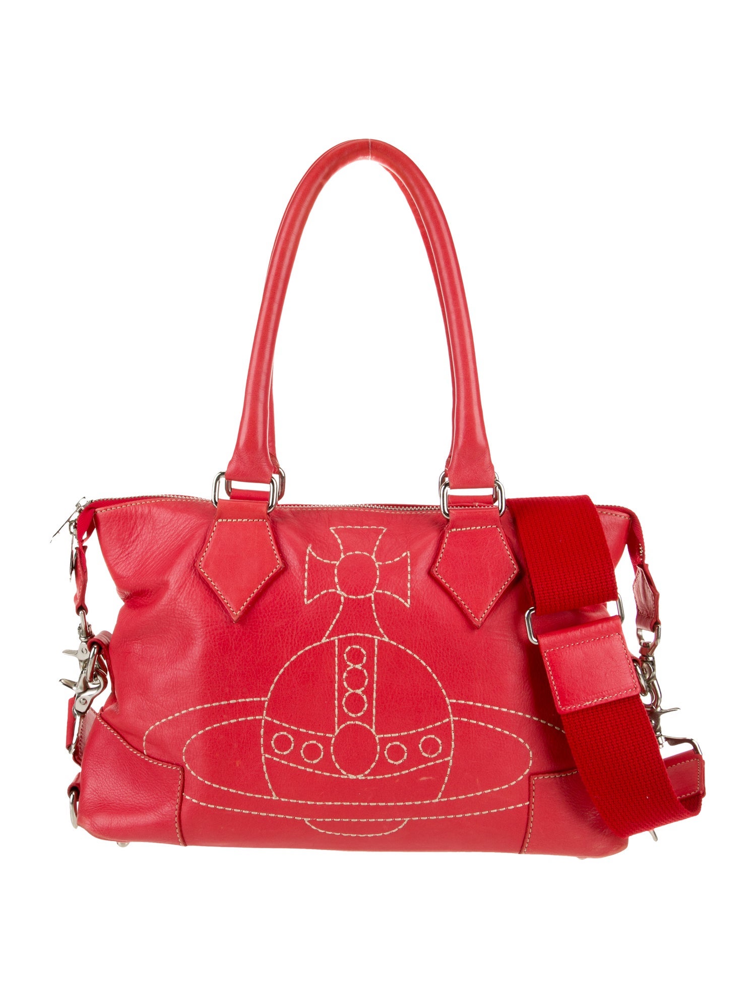 Vivienne Westwood Leather Top Handle Bag
