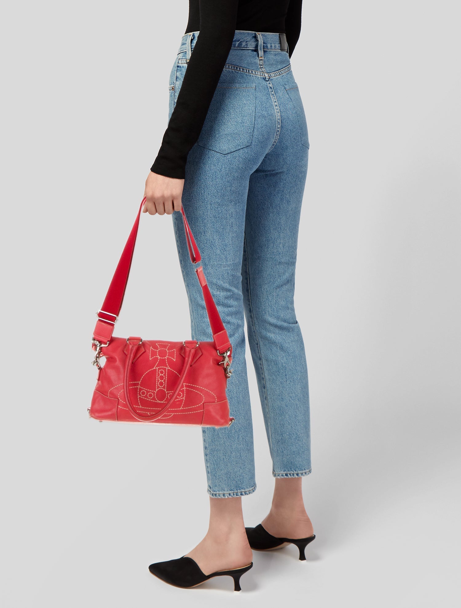 Vivienne Westwood Leather Top Handle Bag