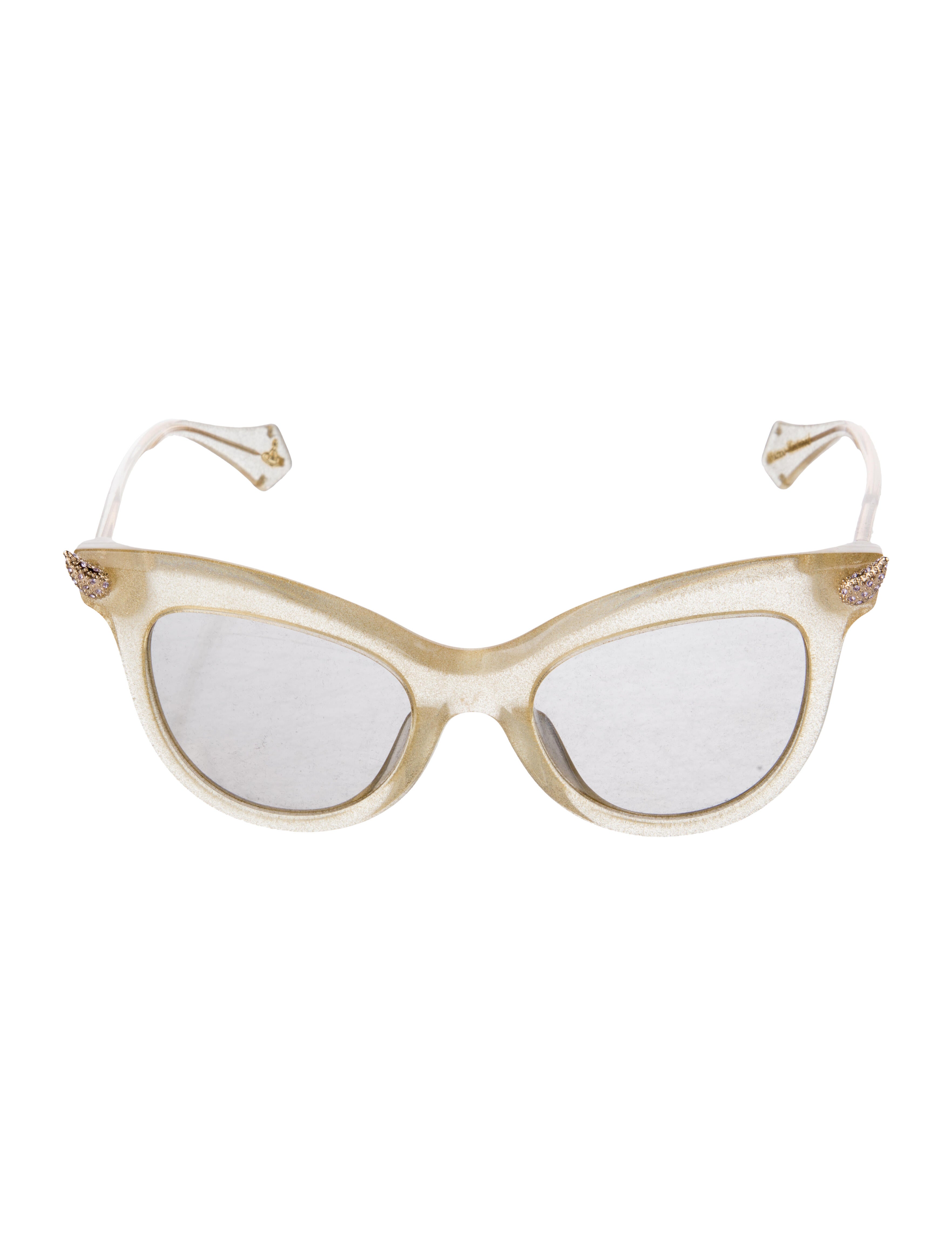 Vivienne Westwood Cat-Eye Mirrored Sunglasses