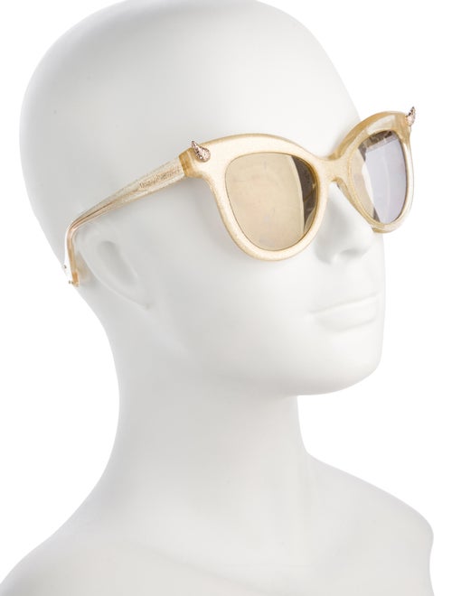 Vivienne Westwood Cat-Eye Mirrored Sunglasses