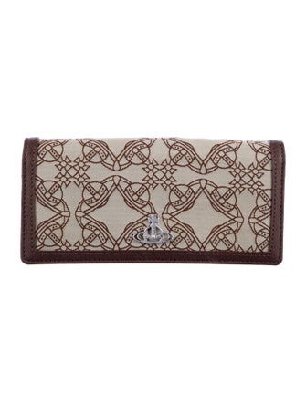 Vivienne Westwood Vegan Leather Printed Continental Wallet