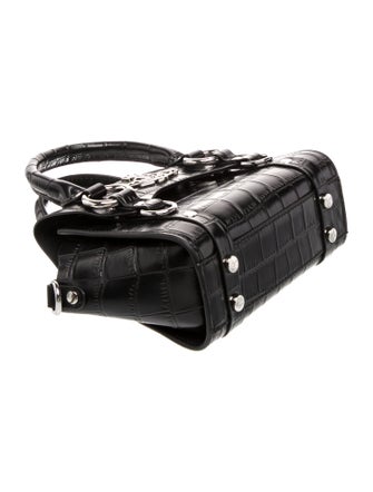 Vivienne Westwood Embossed Leather Top Handle Bag