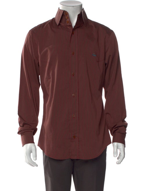 Vivienne Westwood Striped Long Sleeve Dress Shirt