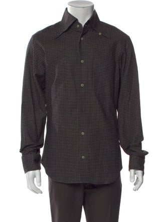 Vivienne Westwood Polka Dot Print Long Sleeve Dress Shirt