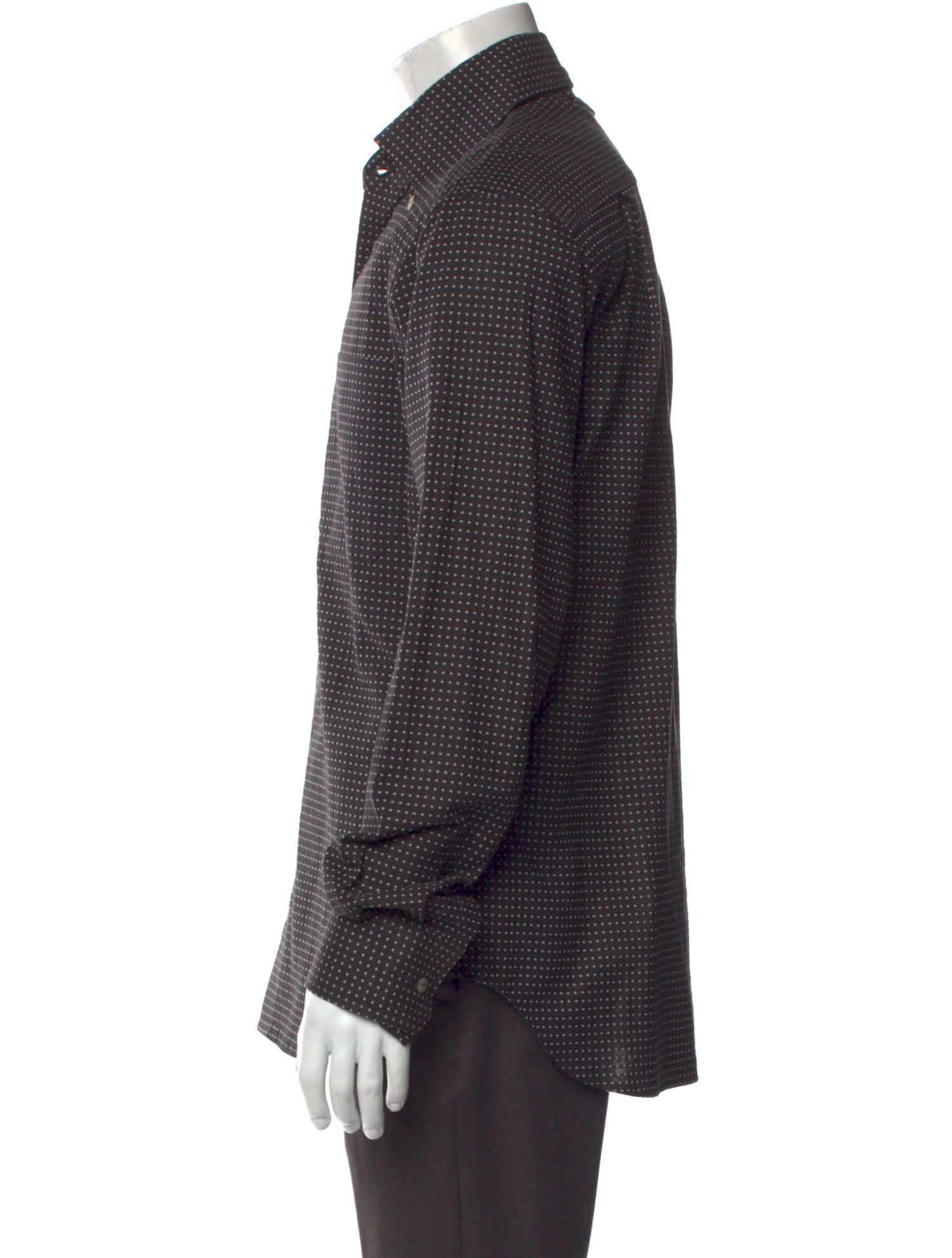 Vivienne Westwood Polka Dot Print Long Sleeve Dress Shirt