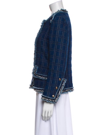 Vivienne Westwood Anglomania Tweed Pattern Denim Jacket