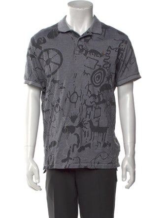 Vivienne Westwood Printed Collar Polo Shirt